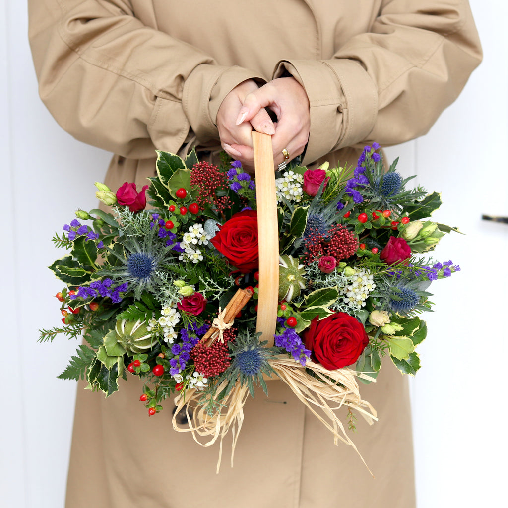 Scarlett Snow Flower Basket