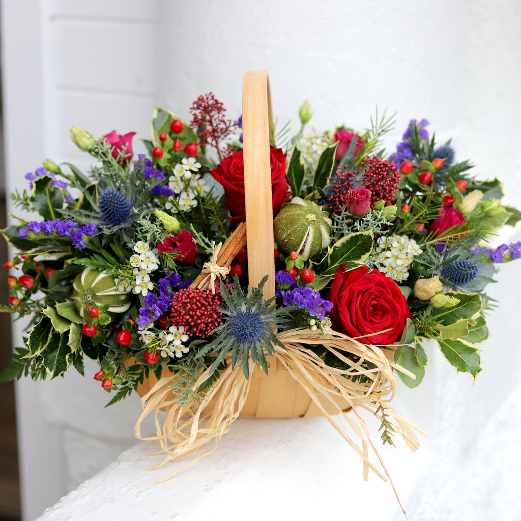 Scarlett Snow Flower Basket