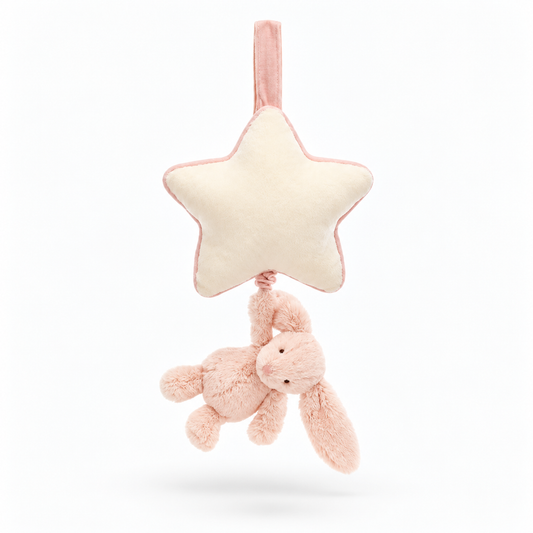 Bashful Blush Bunny Musical Pull
