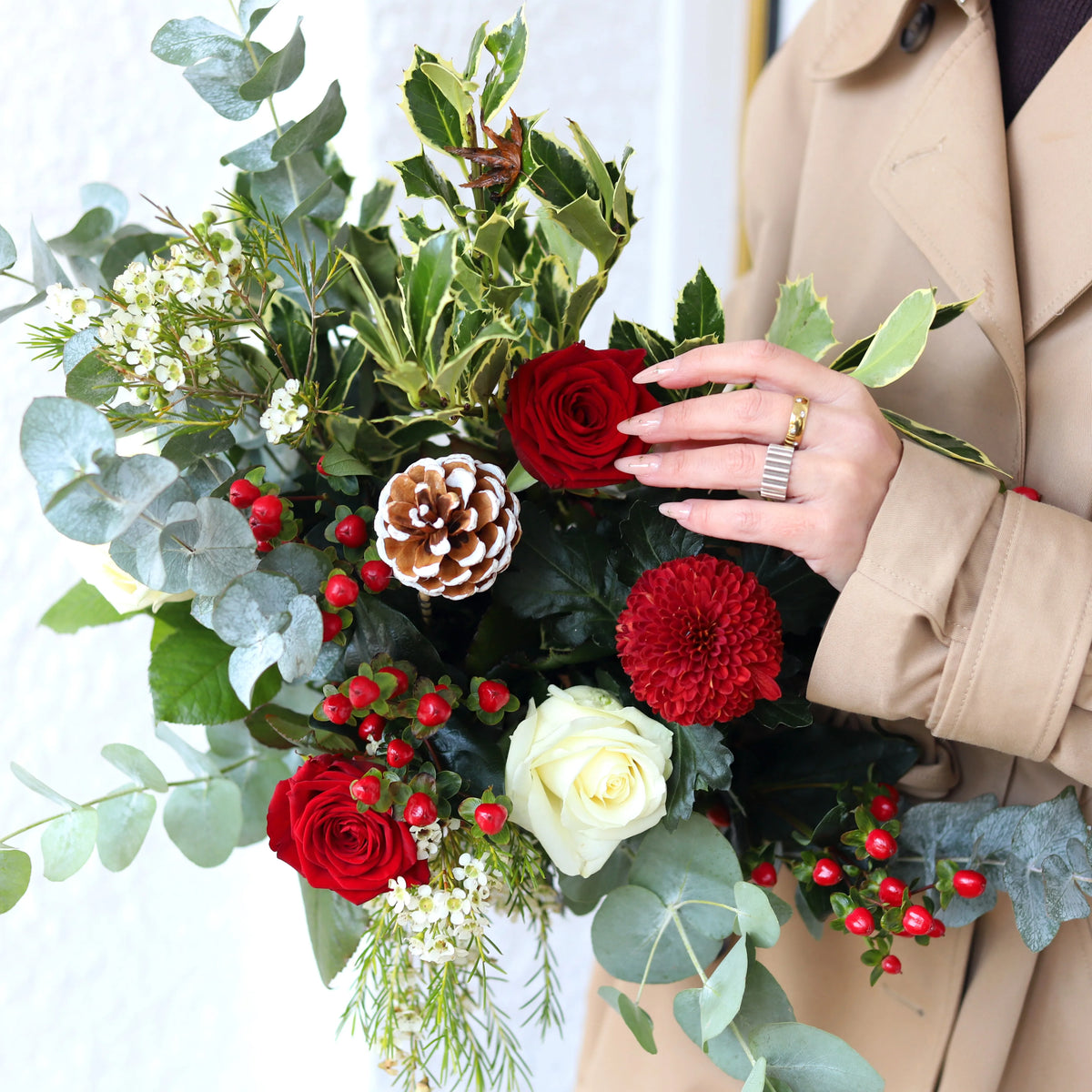 Winter Rose Flower Bouquet