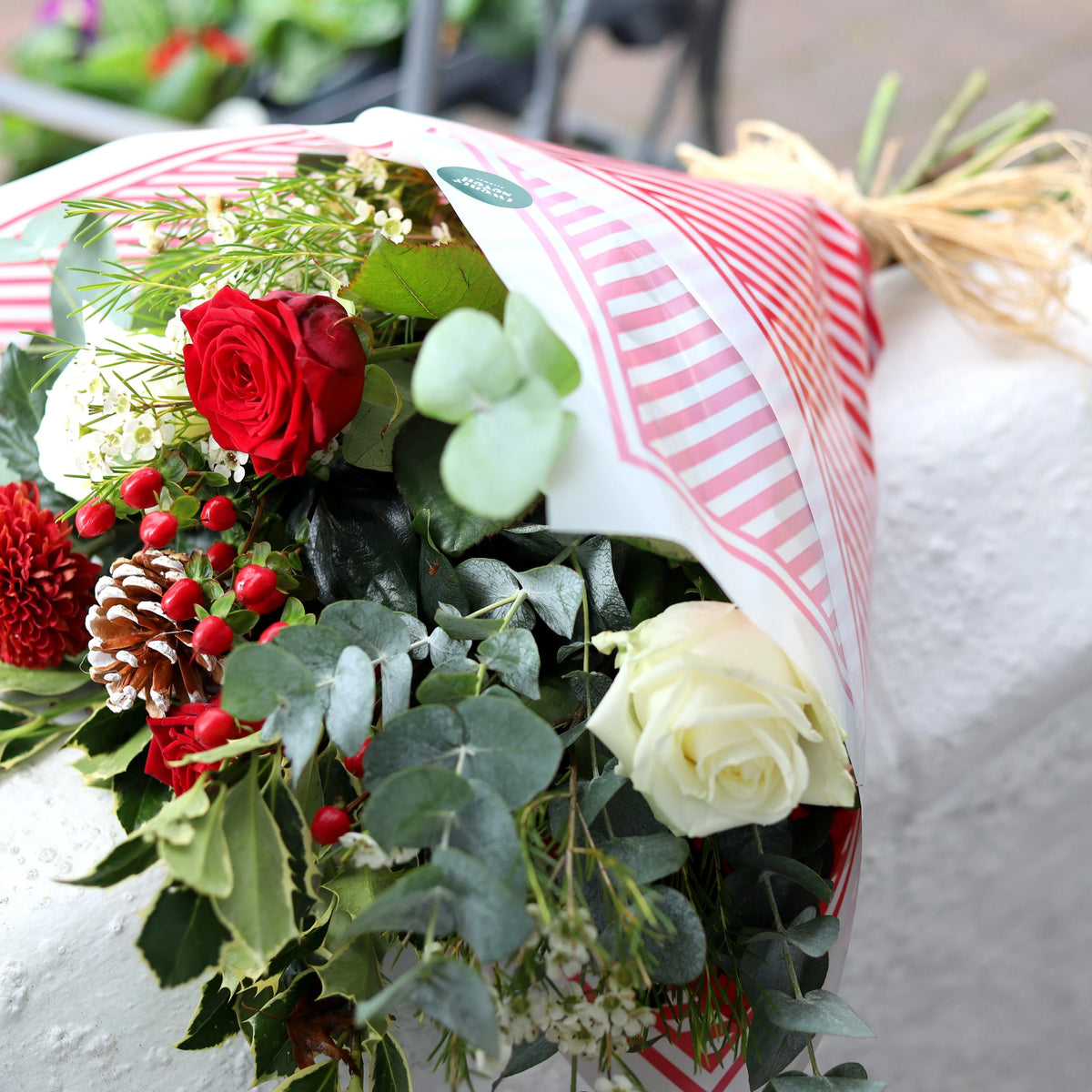 Winter Rose Flower Bouquet