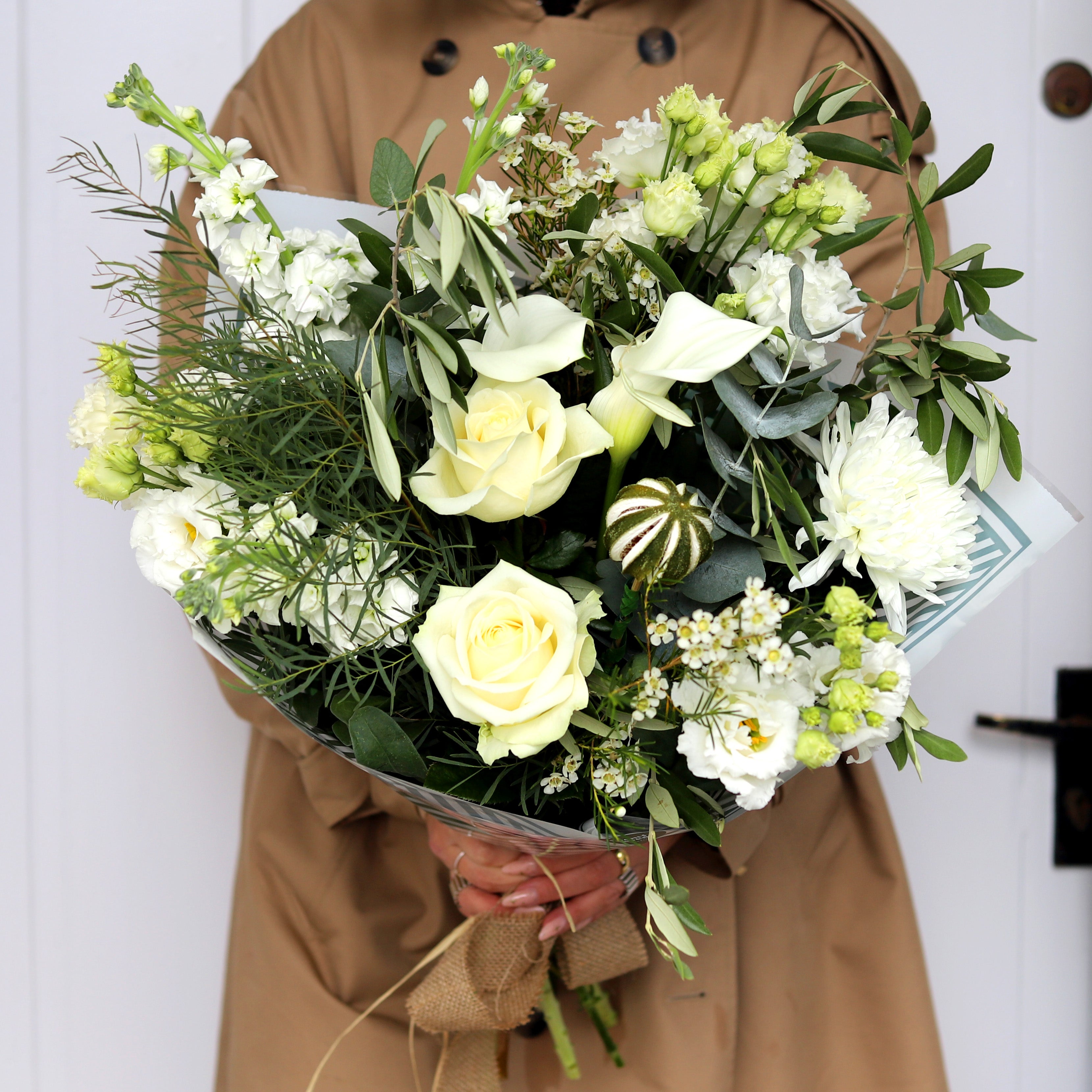 Frosted Olive Flower Bouquet
