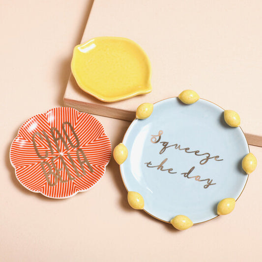 Lemon Nesting Trinket Dishes